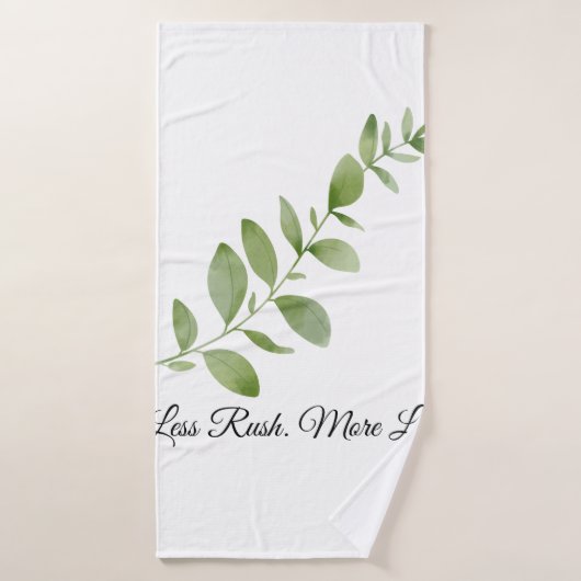 Less Rush More Life Beach Towel Badhanddoek (Badhanddoek)