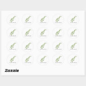 Less Rush More Life Ceramic Plate Ronde Sticker (Vel)