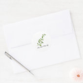 Less Rush More Life Ceramic Plate Ronde Sticker (Envelop)