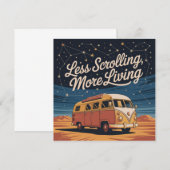 Less Scrolling, More Living Kaart (Voorkant / Achterkant)