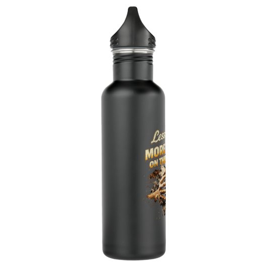 Less Talk More Chalk Gritty Basketball Hand Waterfles (Links)