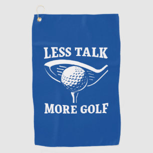Less Talk More Golf Golfhanddoek