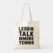 Less Talk More Tennis Tote Bag (Achterkant)