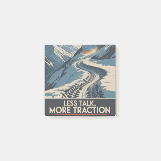 Less Talk. More Traction Post-it® Notes (Voorkant)