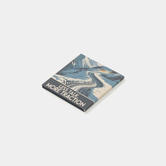 Less Talk. More Traction Post-it® Notes (Schuin)