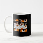 Less Tricks More Treats Soky Ghost Dogs Vet Tech Koffiemok (Links)