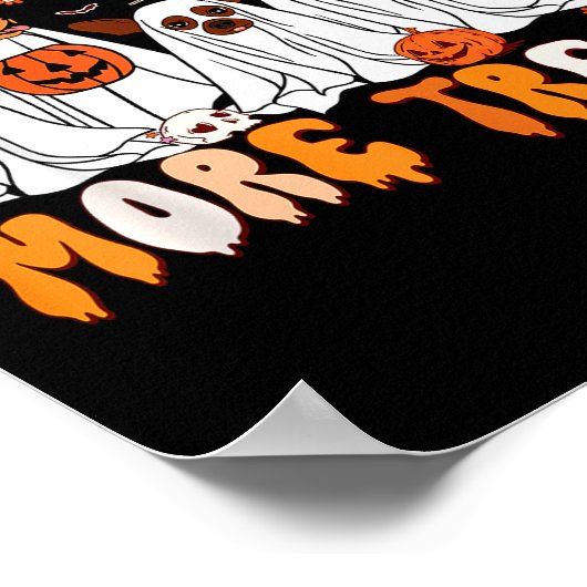 Less Tricks More Treats Soky Ghost Dogs Vet Tech  Poster (Hoek)