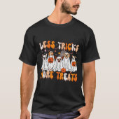 Less Tricks More Treats Soky Ghost Dogs Vet Tech  T-shirt (Voorkant)