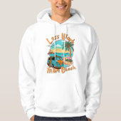 Less Work More Beach for Summer Vacation Hoodie (Voorkant)