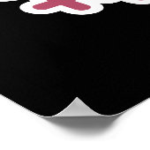 LESSBIAN LOVE SYMBOL PINK POSTER (Hoek)