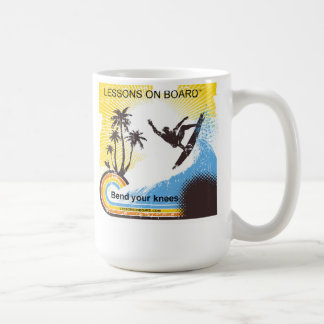 "Lessen aan boord" Buig je Knees-bekertje Koffiemok