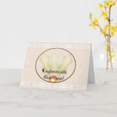 Lessen bij Lughnasadh Pagan Witch Wicca Triquetr Kaart (Gele Bloem)