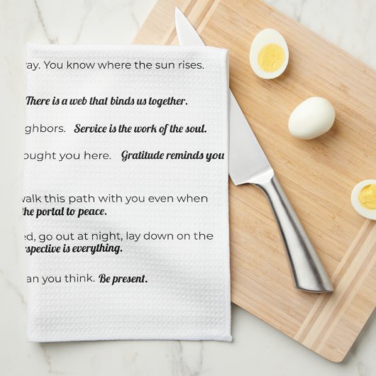 Lessen van de keukenhanddoek van het meer (Quarter Fold)