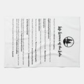 Lessen van de keukenhanddoek van het meer (Horizontaal)