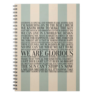 Lessen van een Showman Notitieboek