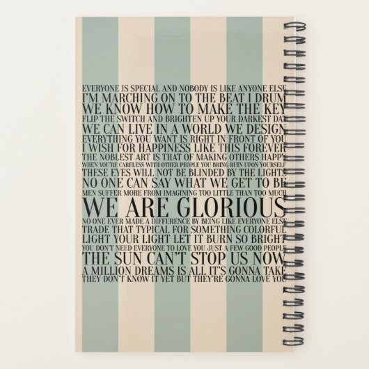 Lessen van een Showman Planner (Achterkant)