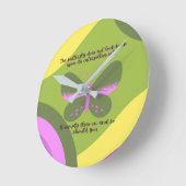 Lessen van een vlinder ronde klok (Hoek)