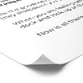 Lessen van het poster van het meer (Hoek)