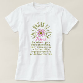 Lessen voor bijbelvrouwen van Faith Abigail Christ T-shirt