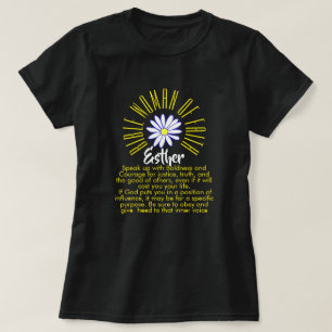 Lessen voor bijbelvrouwen van Faith Esther Christe T-shirt