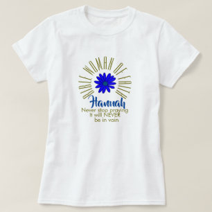 Lessen voor bijbelvrouwen van Faith Hannah Christe T-shirt