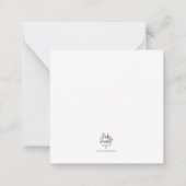 lessenaar notitiekaartje (Achterkant)