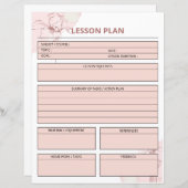  lessenplanner-Sjabloon (Voorkant / Achterkant)