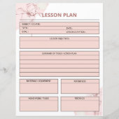 lessenplanner-Sjabloon (Voorkant)
