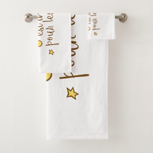 L'essentiel est onzichtbaar pour les yeux bad handdoek (Insitu)