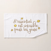 L'essentiel est onzichtbaar pour les yeux bad handdoek (Handdoek)