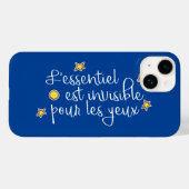 L'essentiel est onzichtbaar pour les yeux Case-Mate iPhone case (Achterkant (horizontaal))