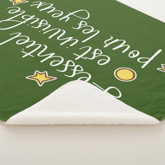 L'essentiel est onzichtbaar pour les yeux sherpa deken (3/4)