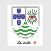 Lesser coat of arms of Mozambique (1935-1975) Sticker (Vel)