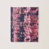 Lesser Flamingos (Phoeniconaias minor), Afrika, Legpuzzel (Verticaal)