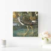 Lesser gele benen vierkante klok (Huis)