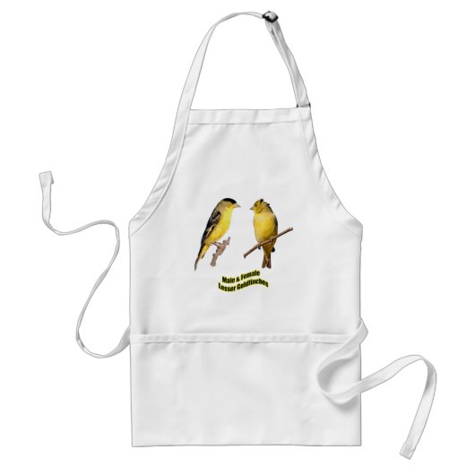 Lesser Goldfinches Standaard Schort (Voorkant)
