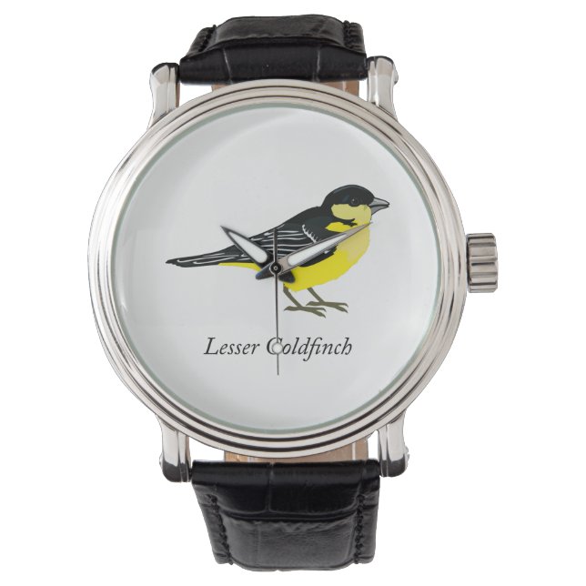 Lesser goudfinch horloge (Voorkant)