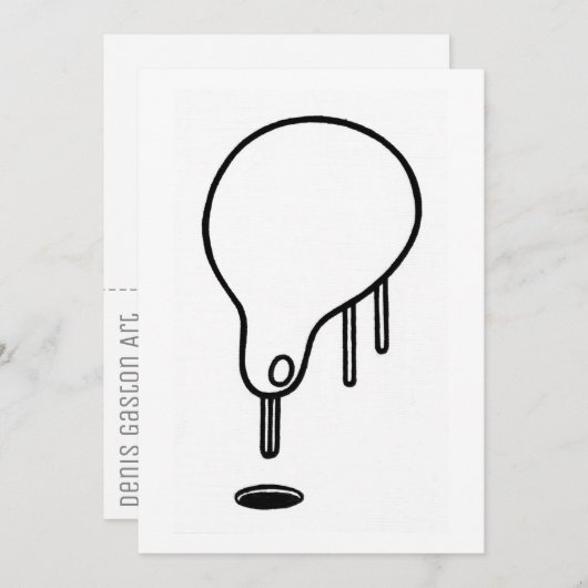 Lesser Hole Gazer Art Card Bedankkaart (Voorkant / Achterkant)