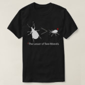 Lesser of Two Weevils 1 T-shirt (Design voorkant)