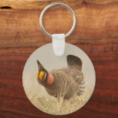 Lesser Prairie Chicken Sleutelhanger (Voorkant)