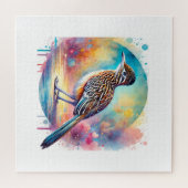 Lesser Roadrunner 030924AREF147 - Watercolor Legpuzzel (Horizontaal)