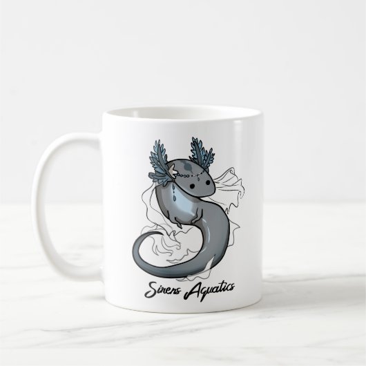 Lesser Siren Aquatic Salamander Koffiemok (Links)