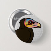 Lesser Yellow-kopcultuur Ronde Button 5,7 Cm (Voorkant /achterkant)