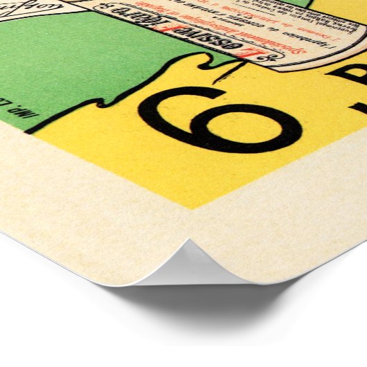 Lessieve figaro zeep wasmiddel oude Parijs en Poster (Hoek)