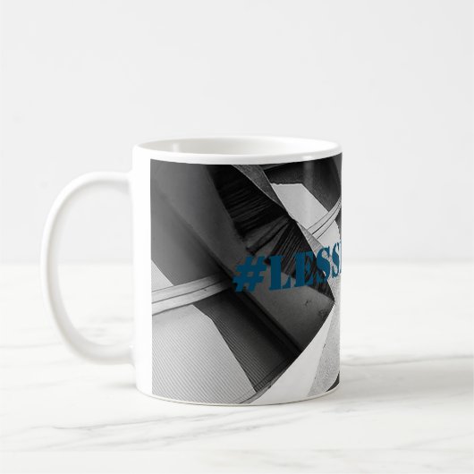 #lessisabore koffiemok (Links)