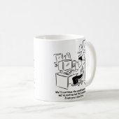 Lesson e-mailcomputer voor volwassenen koffiemok (Voorkant rechts)