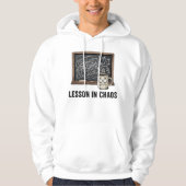 Lesson in Chaos | Academic Burnout Vibes Hoodie (Voorkant)