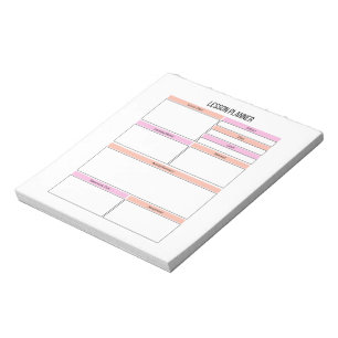 Lesson Planner Teacher Notitieblok