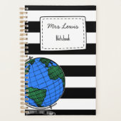 LESSON PLANNER WITH NAME world theme (Voorkant)