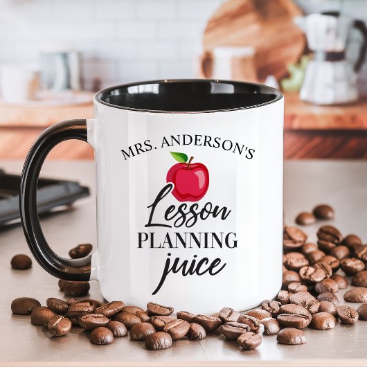 Lesson Planning Juice Funny Personalized Teacher Mok